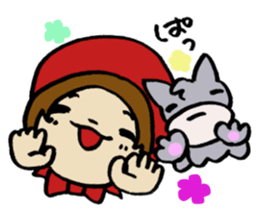 Akazukin is in love.She lives in Nagoya sticker #3232578