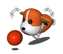 It is KOGIO of Corgi, 3D version. sticker #3232729