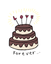 I love you with chocolates sticker #3233182