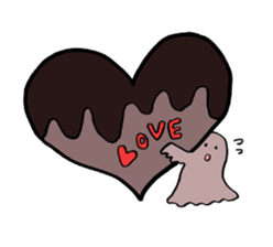 I love you with chocolates sticker #3233186