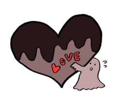 I love you with chocolates sticker #3233186