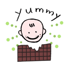 I love you with chocolates sticker #3233190