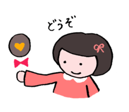 I love you with chocolates sticker #3233194