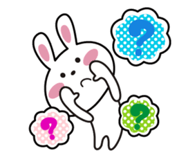 Nagoya rabbit stamp of sticker #3234293