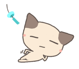 Zoe the Siamese Kitten sticker #3234455