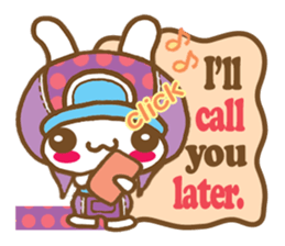 Rabbit "Usa chan" talk ver1.2 sticker #3234461