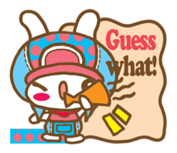 Rabbit "Usa chan" talk ver1.2 sticker #3234470
