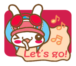 Rabbit "Usa chan" talk ver1.2 sticker #3234474