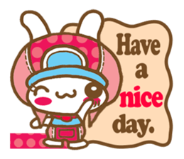 Rabbit "Usa chan" talk ver1.2 sticker #3234486