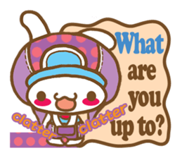 Rabbit "Usa chan" talk ver1.2 sticker #3234488