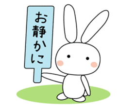 Golf rabbit sticker #3234960