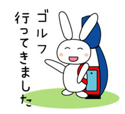 Golf rabbit sticker #3234971