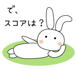 Golf rabbit sticker #3234972