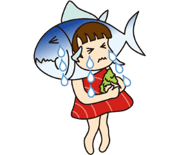 [1st dish] Farm-Raised Tuna Girl sticker #3235383