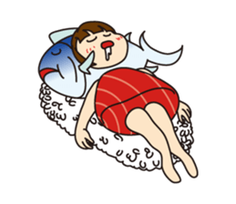 [1st dish] Farm-Raised Tuna Girl sticker #3235391