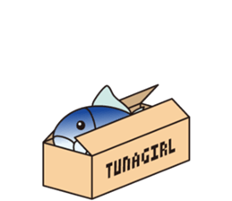 [1st dish] Farm-Raised Tuna Girl sticker #3235397