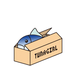 [1st dish] Farm-Raised Tuna Girl sticker #3235397