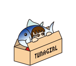[1st dish] Farm-Raised Tuna Girl sticker #3235398