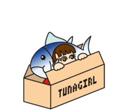 [1st dish] Farm-Raised Tuna Girl sticker #3235398