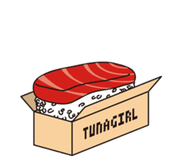 [1st dish] Farm-Raised Tuna Girl sticker #3235400