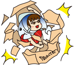 [1st dish] Farm-Raised Tuna Girl sticker #3235401