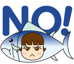 [1st dish] Farm-Raised Tuna Girl sticker #3235404