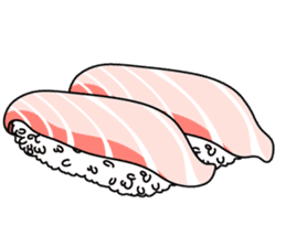 [2nd dish] Swim! Tai-musume (Sea Bream) sticker #3235427