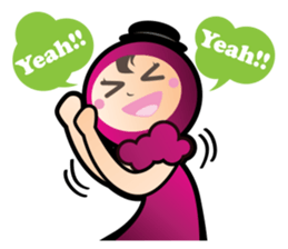 Liz Office Working sticker #3235676