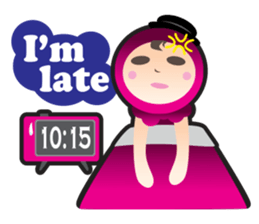 Liz Office Working sticker #3235683