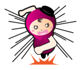 Liz Office Working sticker #3235688