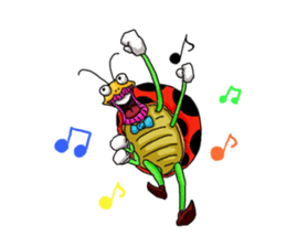 Full funny Insects sticker #3235819