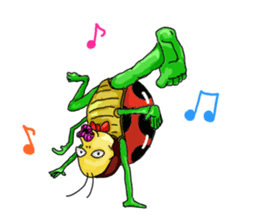 Full funny Insects sticker #3235821