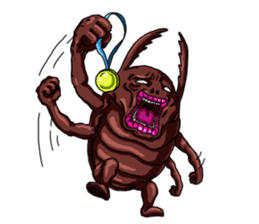 Full funny Insects sticker #3235834