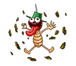 Full funny Insects sticker #3235841