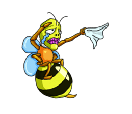Full funny Insects sticker #3235847