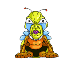 Full funny Insects sticker #3235848