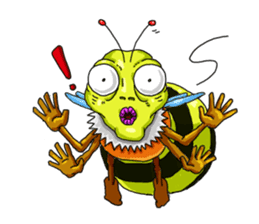 Full funny Insects sticker #3235850