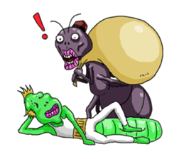 Full funny Insects sticker #3235853