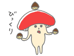Various colors Mushroom2 sticker #3236408