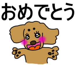 Dachshund AMEKO Part4. sticker #3236561