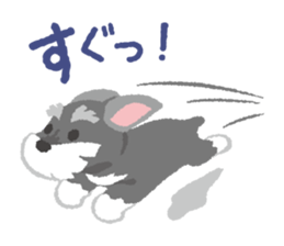 Tuna of Schnauzer 1 sticker #3236620