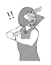 Woman in the neighborhood 2 sticker #3237083