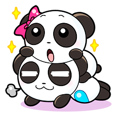 Cute Valentine Panda Couple