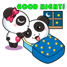 Cute Valentine Panda Couple sticker #3237167