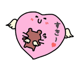 It is sometimes a bear heart sticker #3237503
