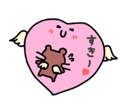 It is sometimes a bear heart sticker #3237503