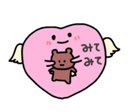 It is sometimes a bear heart sticker #3237520