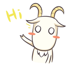 Crazy Goaty - Lucky and Happy Goat sticker #3237699