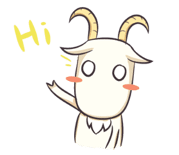 Crazy Goaty - Lucky and Happy Goat sticker #3237699