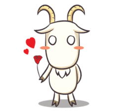 Crazy Goaty - Lucky and Happy Goat sticker #3237700